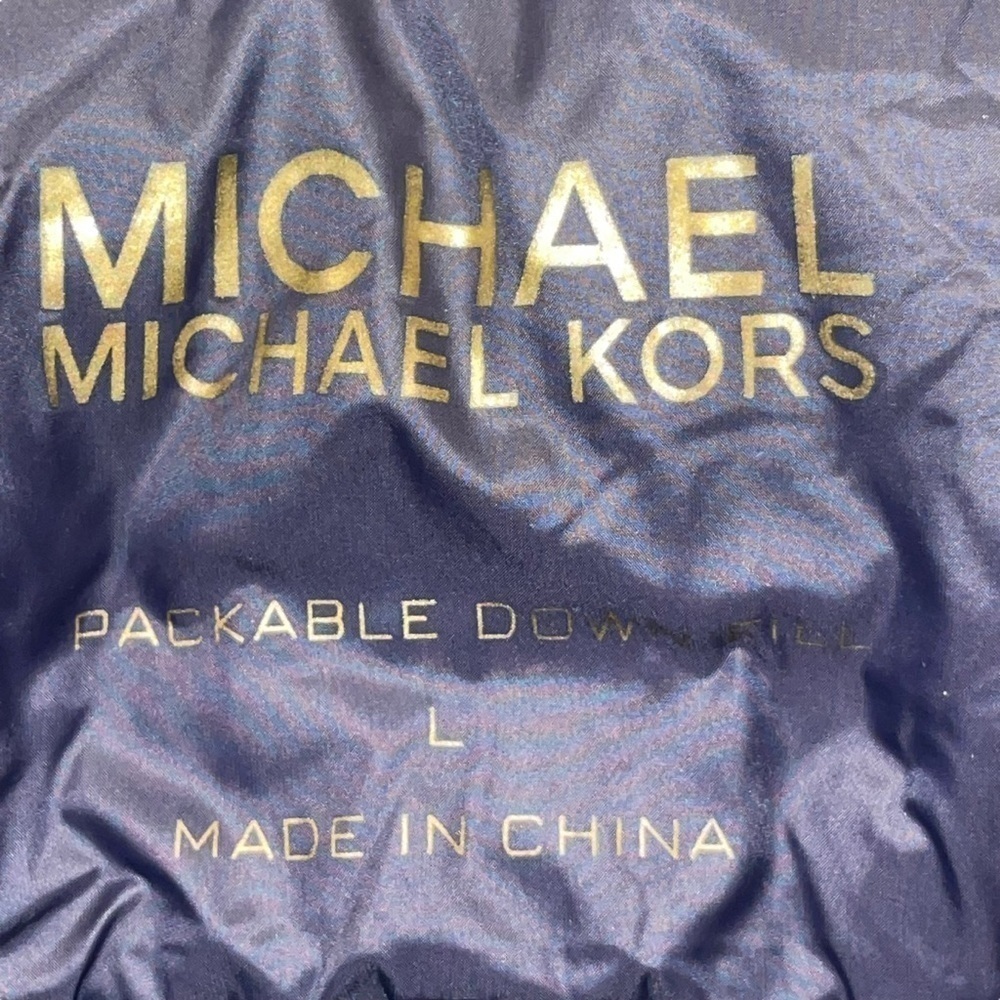 Michael Kors Women Packable Down Jacket Size L - Picture 6 of 6